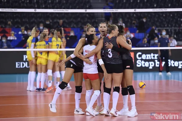 Filenin Sultanları 2021 CEV Kadınlar Avrupa Şampiyonası ilk maçında Romanya'yı 3-1 yendi - 32