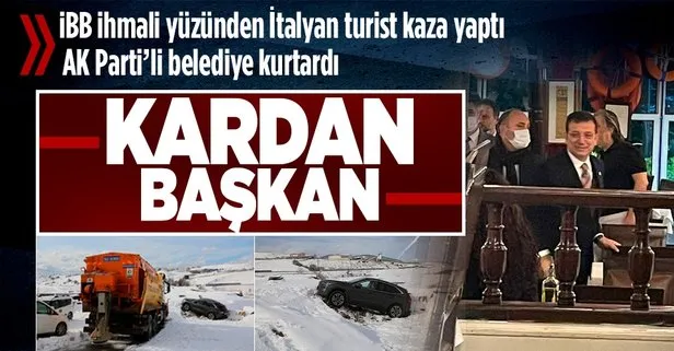 İBB’nin ihmali İtalyan turistin kaza yapmasına neden oldu! Donma tehlikesi yaşayan turisti Tuzla Belediyesi ekipleri kurtardı