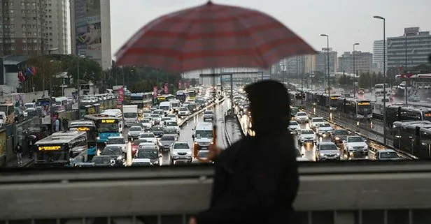 İstanbul'a sağanak yağış uyarısı!