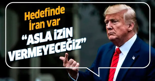 ABD Başkanı Trump’tan dikkat çeken İran açıklaması: Nükleer silah sahibi olmalarına asla izin vermeyeceğiz