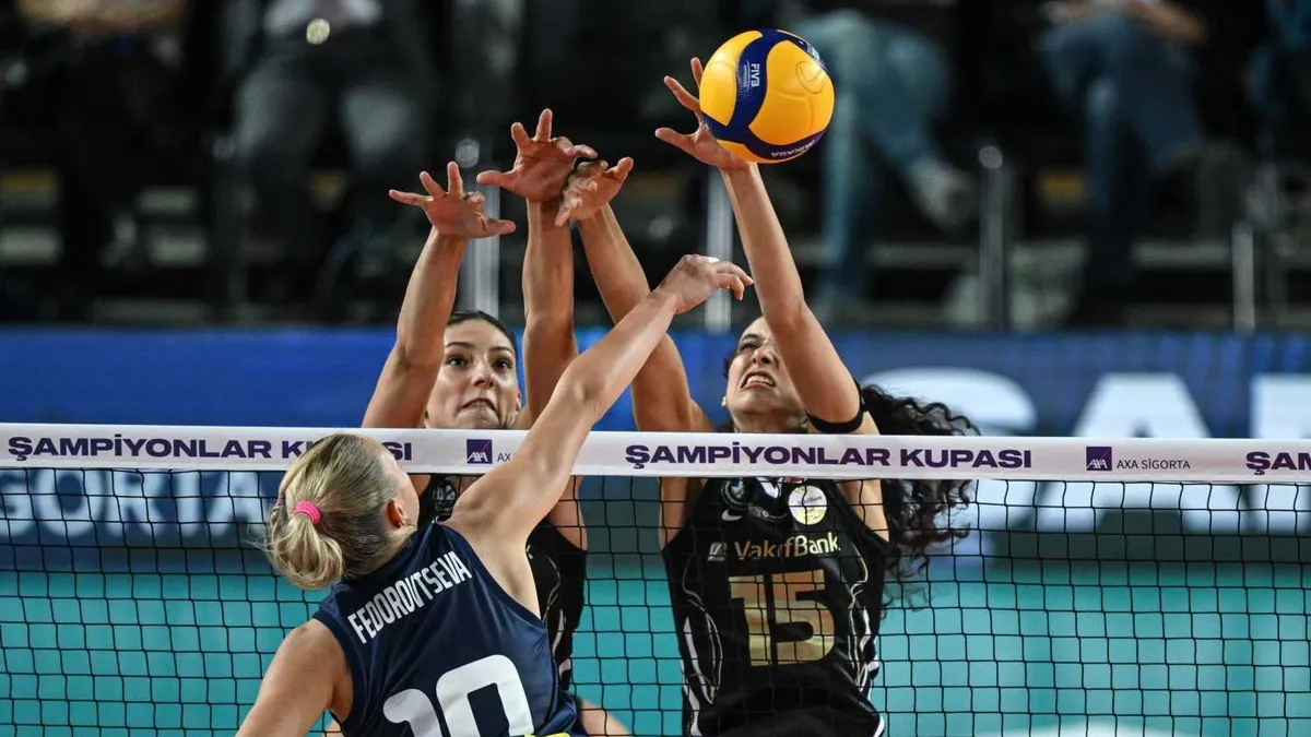 Voleybolun ödülleri Vodafone'a!