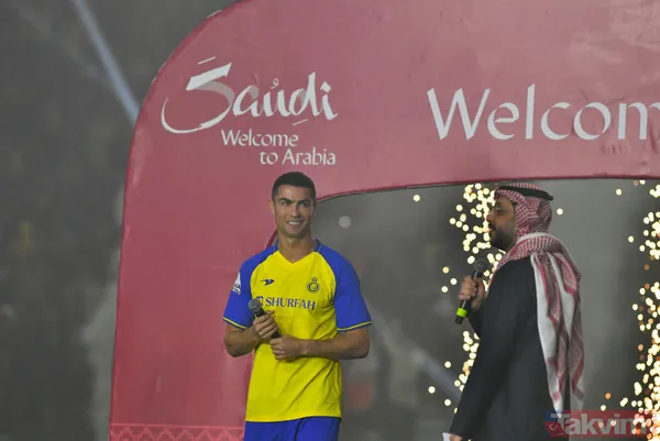 Sansasyonel transfer sansasyonel imza! Al Nassr'dan Cristiano Ronaldo için tören: "Çok rekor kırdım, biraz da burada kırayım" - 18