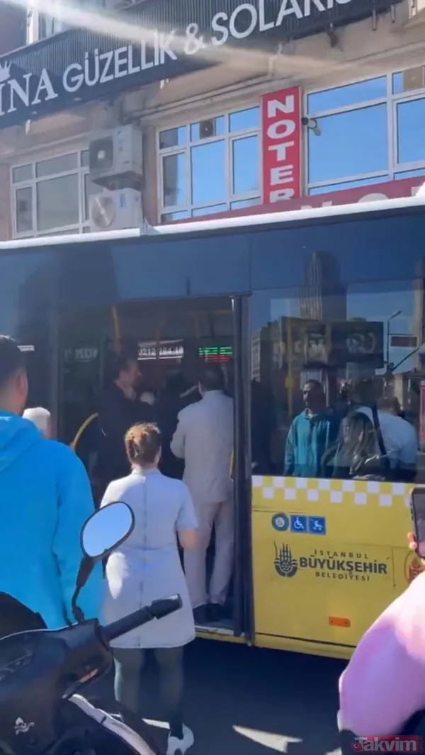 İETT otobüsünde kavga! Önce Fatih sonra Kağıthane - 7