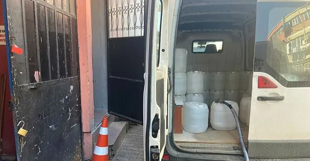 İstanbul’da 34 ton kaçak içki ele geçirildi