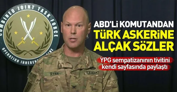 ABD sözcüsünden skandal paylaşım! Türk askerine ’terörist’ dedi