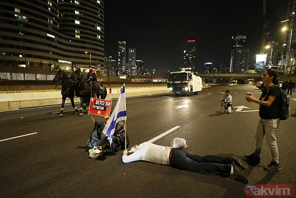 İsrail sokakları karıştı | Tel Aviv sokaklara döküldü! Katil Netanyahu'ya tepki yağdı: İstifa et - 16