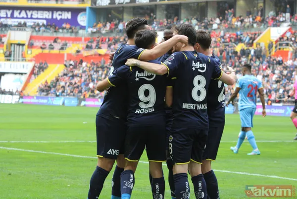 Fenerbahçe, Kayseri deplasmanında galip! (Yukatel Kayserispor 0-4 Fenerbahçe MAÇ SONUCU / ÖZET) - 19