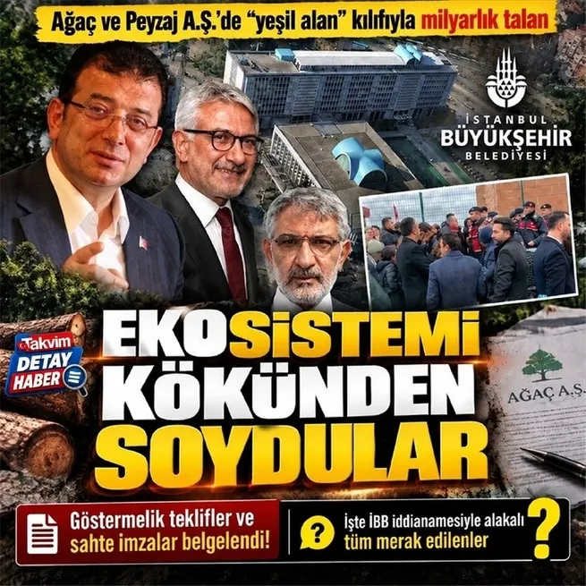 İBB Ağaç A.Ş. soruşturmasında yeni gelişme: 12 yeni eylem ve milyarlık ihale çarkı nasıl işledi?