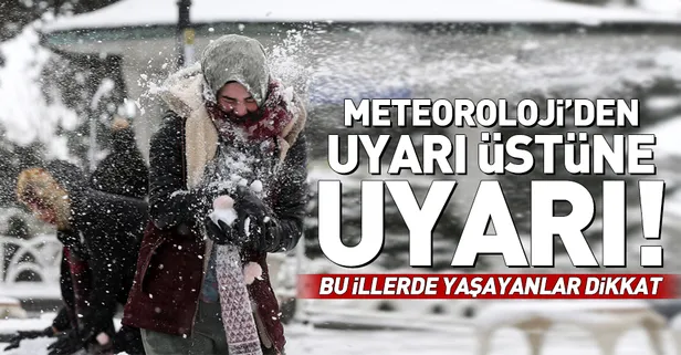 Meteoroloji'den 5 ile kritik uyarı! İstanbul'da bugün hava nasıl olacak? 9 Ocak 2019 hava durumu