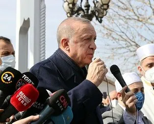 Başkan Erdoğan cenaze törenine katıldı