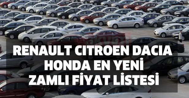 Aralık ayı Renault, Citroen, Opel, Peugeot, Dacia, Honda, Hyundai, Kia liste fiyatları...