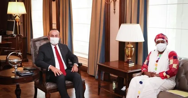 Çavuşoğlu, Gazibo ile görüştü