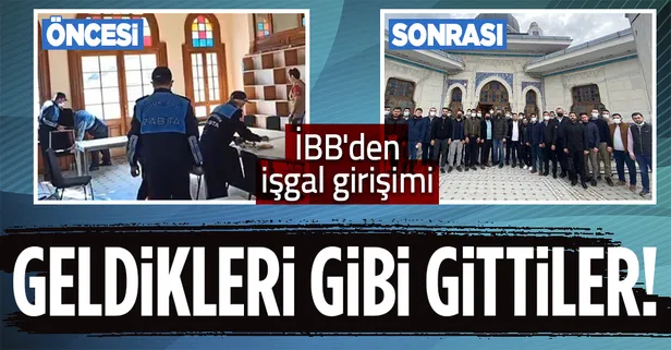 CHP’nin TÜGVA Adalar İlçe Temsilciliği'ni işgali sona erdi! "Varsa mahkeme kararı getirin"