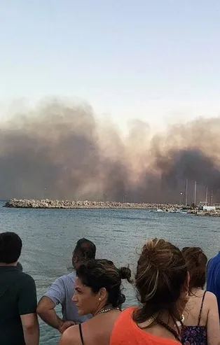 Muğla'da korkutan orman yangını