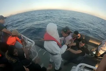 Balıkesir’de 59 düzensiz göçmen kurtarıldı