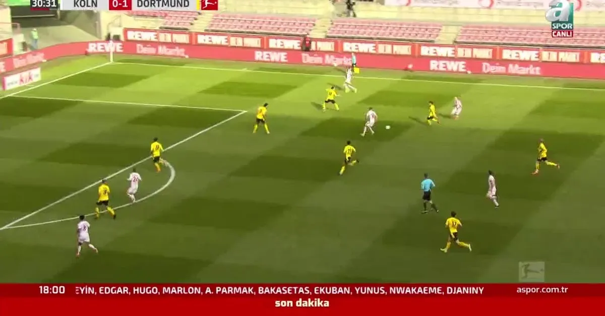 FC Köln 1-1 Borussia Dortmund | GOL İZLE