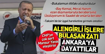 Başkan Erdoğan'dan Ankara Yenimahalle'de önemli açıklamalar
