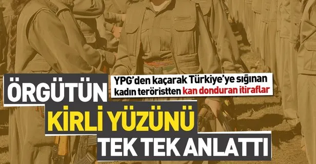 YPG’den kaçarak Türkiye’ye sığınan kadın teröristten itiraf