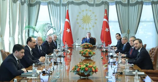 Başkan Erdoğan Türk Devletleri Teşkilatı Aksakallar Konseyi heyetini kabul etti