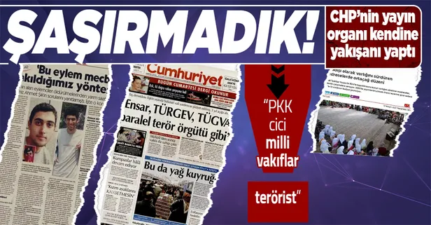 PKK'ya methiyeler düzen Cumhuriyet Gazetesi; Ensar, TÜRGEV ve TÜGVA gibi vakıfları terör örgütü gibi göstermeye çalıştı