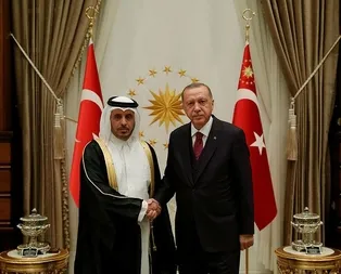 Başkan Erdoğan, Katar Başbakanı El-Sani’yi kabul etti