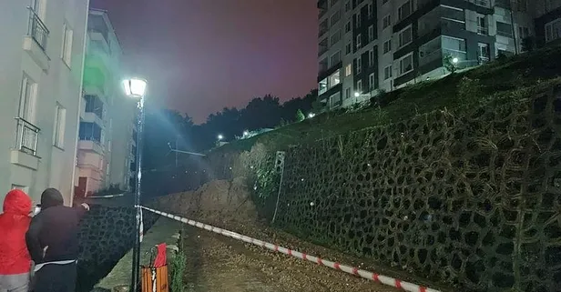 Ordu’da heyelan riski! 36 daireli bina boşaltıldı