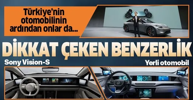 Sony elektrikli otomobilini tanıttı! Türkiye’nin otomobiliyle dikkat çeken benzerlik