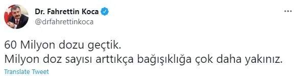 Aşılama 60 milyonu aştı! Gözler Koronavirüs Bilim Kurulu sonrası yapılacak açıklamada-3