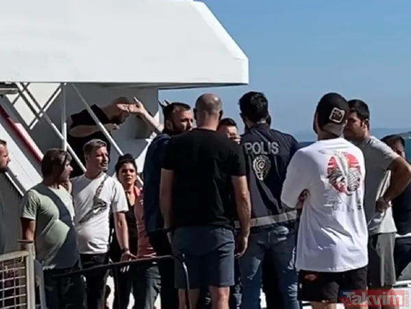 Avşa-Marmara Adası-Yenikapı seferinde koltuk tartışması deniz otobüsünü geri döndürdü - 7