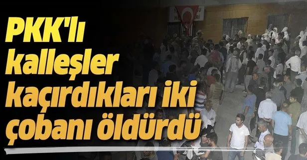 Son dakika: Şırnak’ta PKK’lı teröristler kaçırdıkları iki çobanı öldürdü