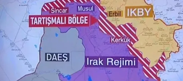 Irak haritası bir günde değişti