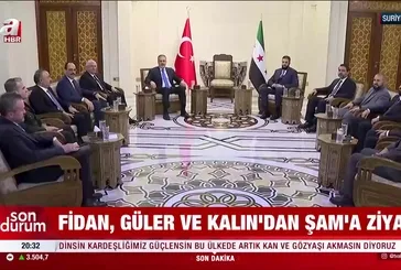 Şam ziyaretinden ilk görüntüler