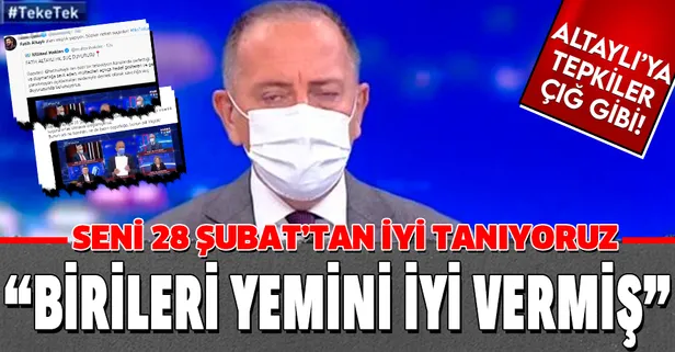 Habertürk ekranlarında Suriyelilere karşı ırkçı ifadeler kullanan Fatih Altaylı'ya tepkiler çığ gibi!
