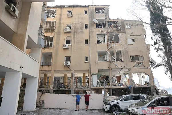 İsrail kentleri alev alev! Balistik ve hipersonikler Demir Kubbe'yi kevgir etti... Füze yağmuru Mersin'den bile görüntülendi - 36