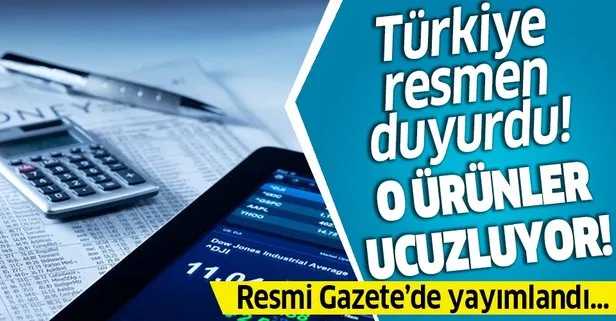 Son dakika: ABD menşeli 22 üründe gümrük vergisi yarıya indirildi