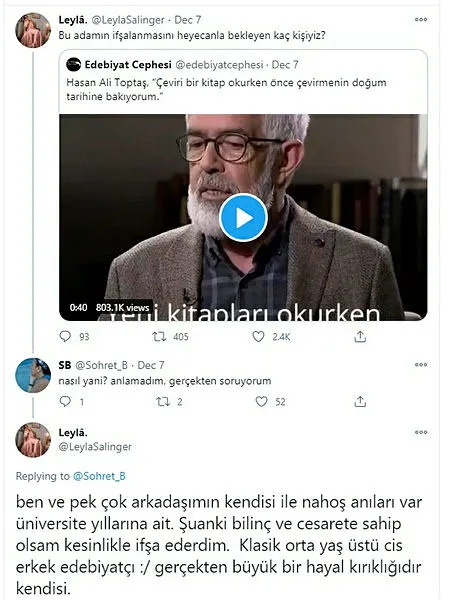 Hasan Ali Toptaş’a yönelik taciz ifşaları giderek büyüyor! İçlerinde doktor da var fenomen de…-2