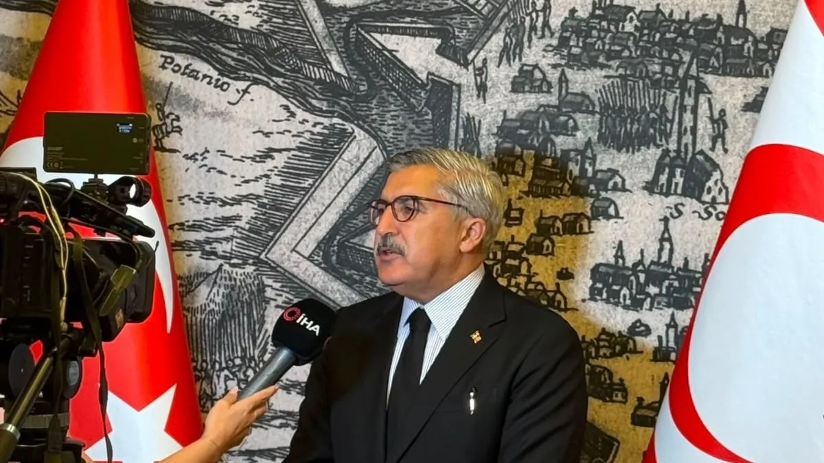 AK Parti Genel Başkan Yardımcısı Hüseyin Yayman KKTC'de açıklamalarda bulundu