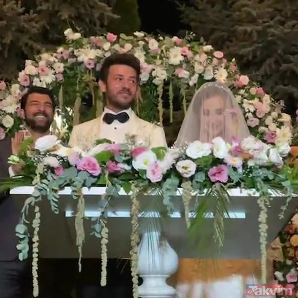 Hercai’nin yıldızları evlendi! Ebru Şahin anbean paylaştı Oya Unustası ile Ahmet Tansu Taşanlar düğün dansı sosyal medyayı salladı - 1