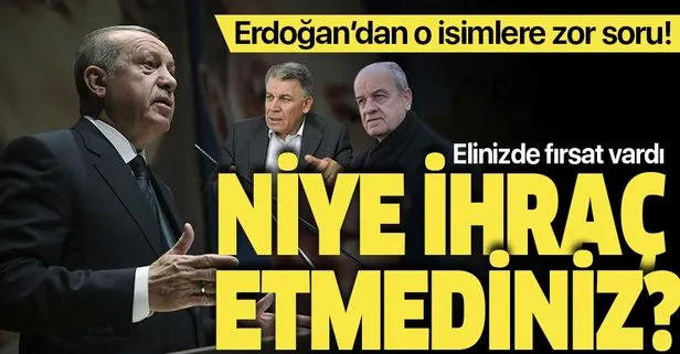 Son dakika: Başkan Erdoğan’dan İlker Başbuğ’a siyasi ayak sorusu!