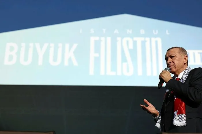 Başkan Erdoğan'dan İstanbul'daki Büyük Filistin Mitinginde önemli açıklamalar-13