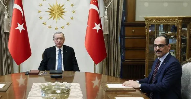 Başkan Erdoğan MİT Başkanı İbrahim Kalın’ı kabul etti