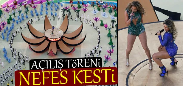 Açılış töreni nefes kesti
