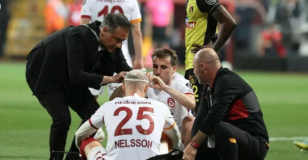 Galatasaray'da Nelsson'a 15 dikiş!