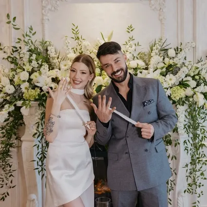 Hilmi Cem İntepe ve Pırıl Atasev evlendi