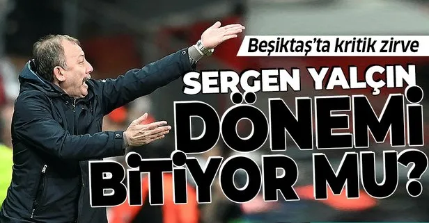 Beşiktaş’ta Sergen Yalçın depremi! İstifa kararı aldı