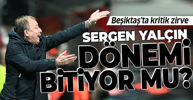 Beşiktaş’ta Sergen Yalçın depremi