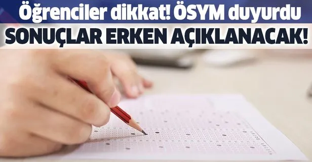 ÖSYM Başkanı açıkladı: Sonuçlar o tarihte açıklanacak