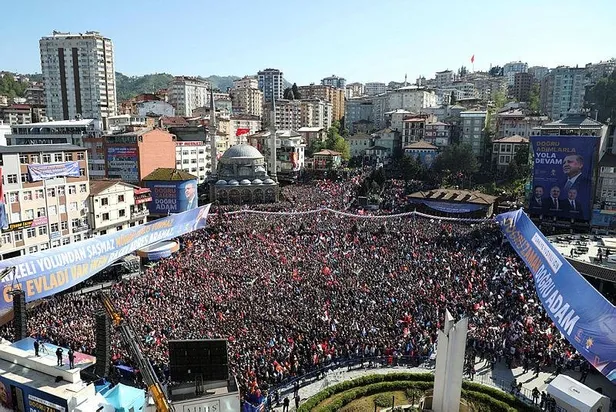 Başkan Erdoğan'dan AK Parti Rize mitinginde önemli açıklamalar-2