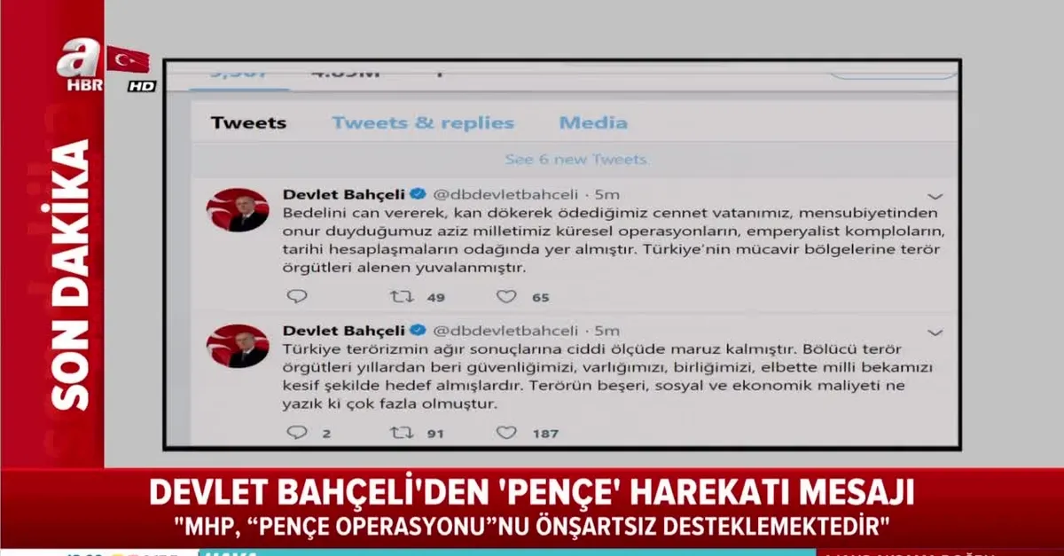 Devlet Bahçeli'den 'Pençe' Harekatı açıklaması: MHP, operasyonu önşartsız desteklemektedir | Video izle