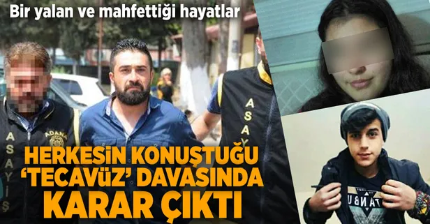 Tecavüz yalanı cinayetinde karar!